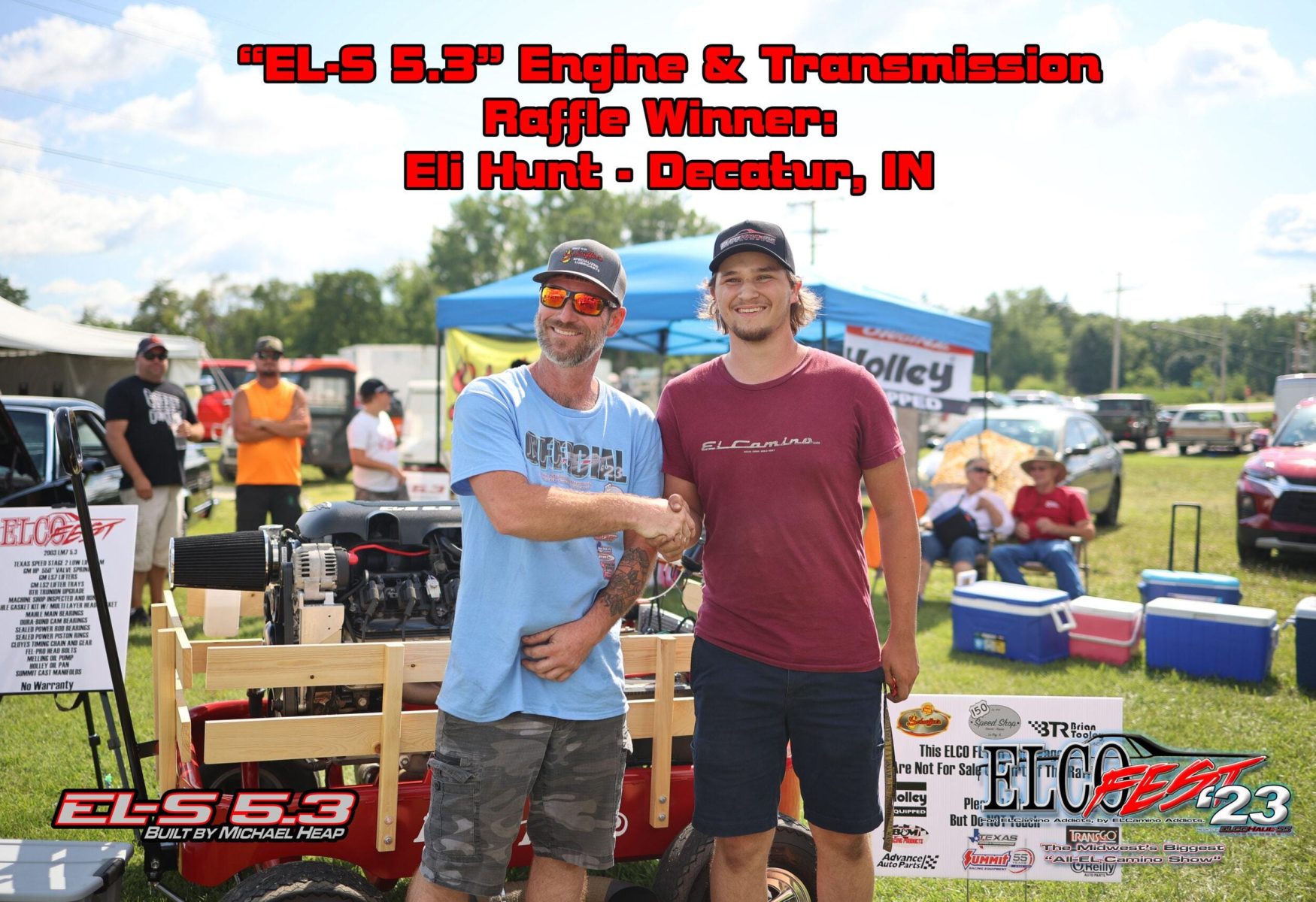 CONGRATULATIONS ELI!!!
And THANK YOU Michael Heap!!!